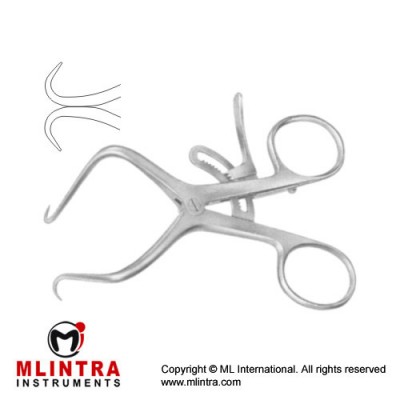 Gelpi Self Retaining Retractor Stainless Steel, 10 cm - 4"